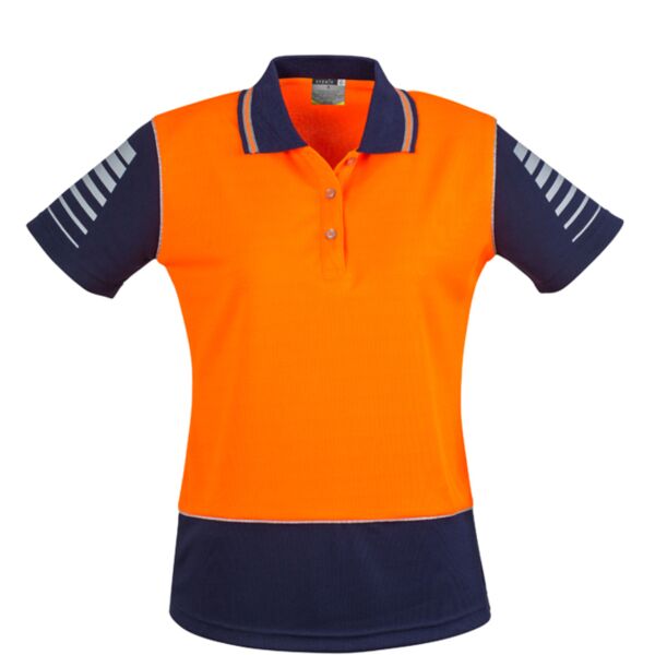 ZHL236 Women's Hi Vis Zone Short Sleeve Polo Thumbnail